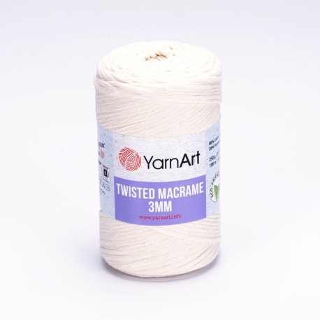 Twisted macrame 3mm 4x250g